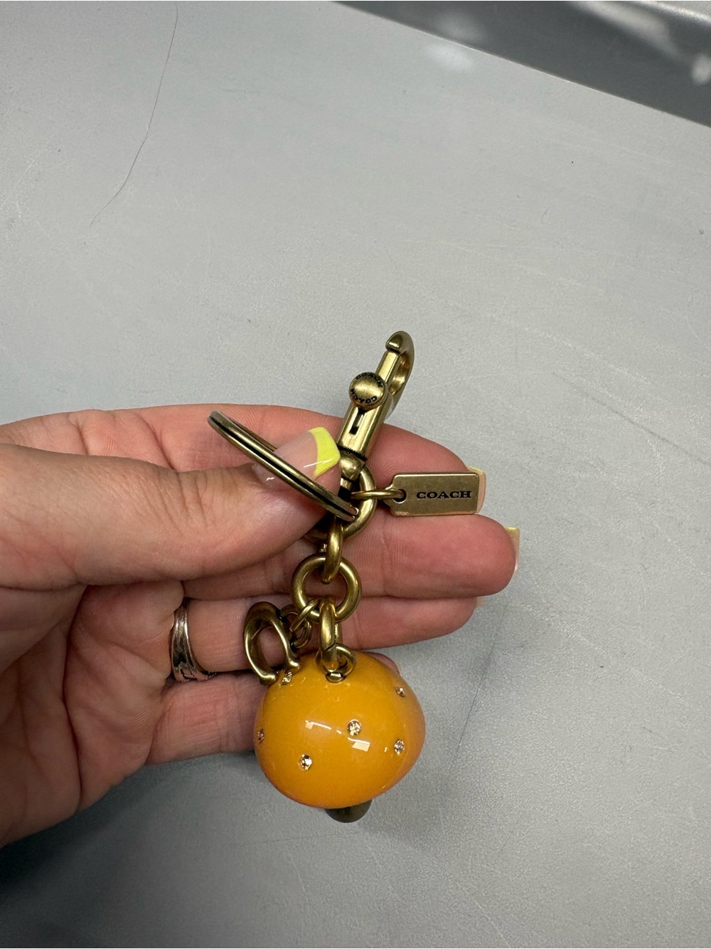 Coach Mushroom Bag Charm - Picture 2 of 5